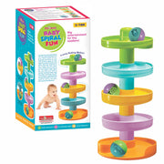 Baby Spiral Fun – 5-Tier Ball Drop Toy