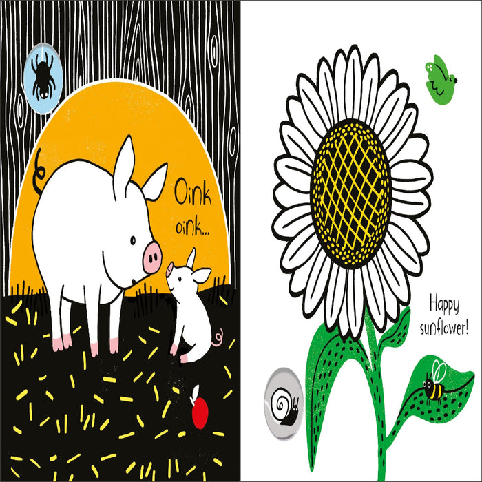 Baby's Black & White Books-Board Book-Usb-Toycra