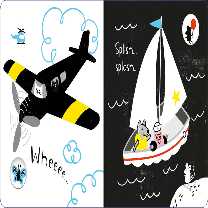 Baby's Black & White Books-Board Book-Usb-Toycra