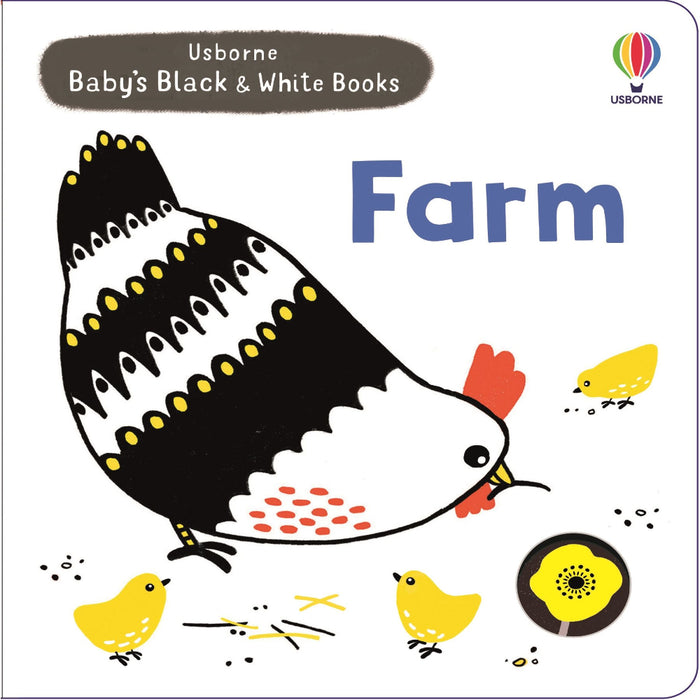 Baby's Black & White Books-Board Book-Usb-Toycra