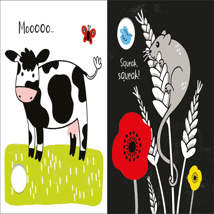 Baby's Black & White Books-Board Book-Usb-Toycra