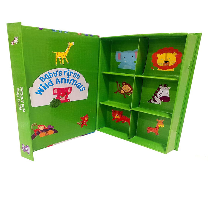 Baby's First Animals (Set Of 6 Mini Board Books)-Board Book-Ok-Toycra