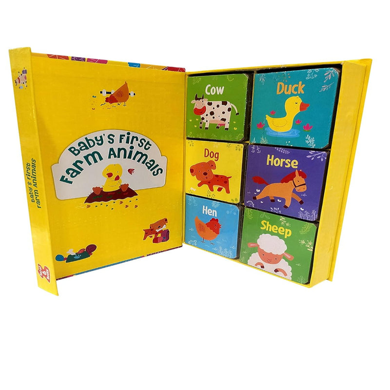 Baby's First Animals (Set Of 6 Mini Board Books)