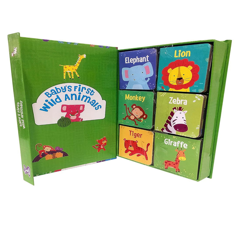 Baby's First Animals (Set Of 6 Mini Board Books)