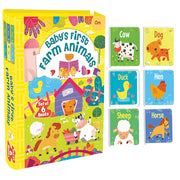 Baby's First Animals (Set Of 6 Mini Board Books)
