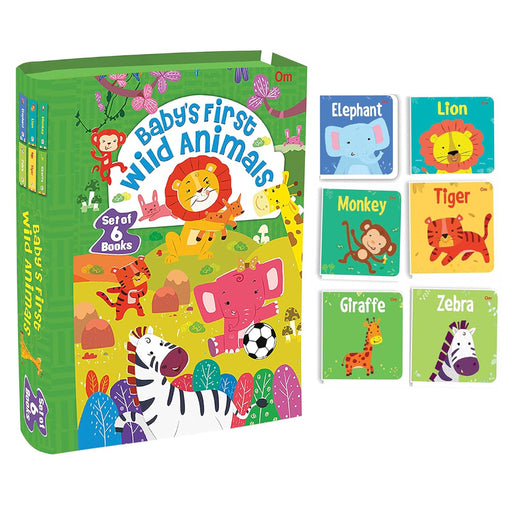 Baby's First Animals (Set Of 6 Mini Board Books)