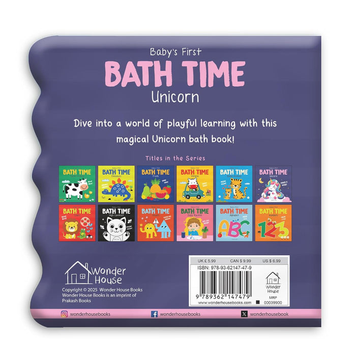Baby's First Bath Time Books-Bath Book-WH-Toycra