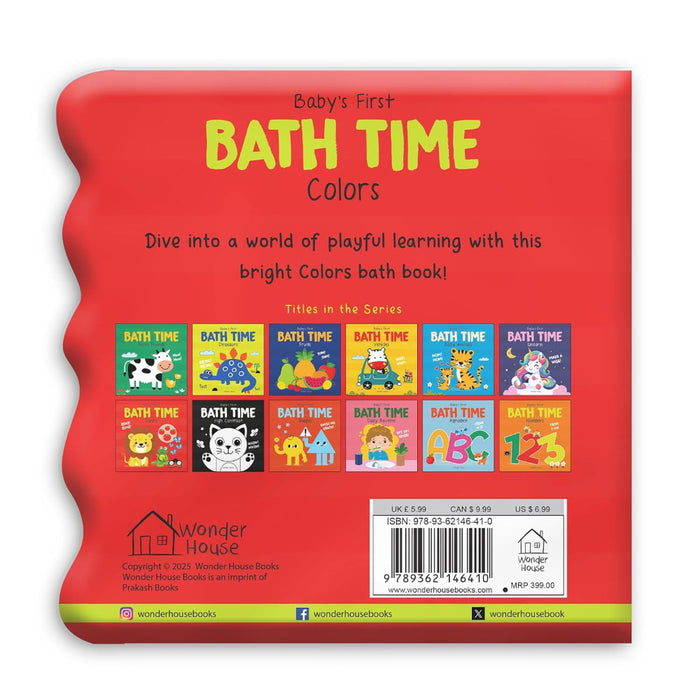 Baby's First Bath Time Books-Bath Book-WH-Toycra