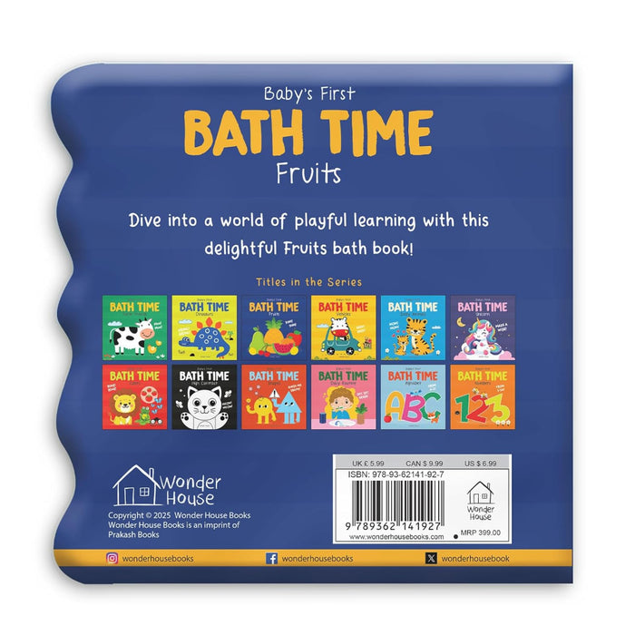 Baby's First Bath Time Books-Bath Book-WH-Toycra