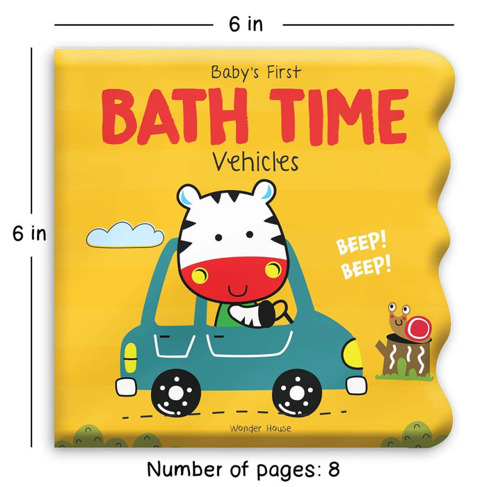 Baby's First Bath Time Books-Bath Book-WH-Toycra