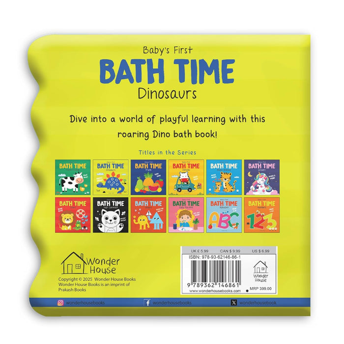 Baby's First Bath Time Books-Bath Book-WH-Toycra