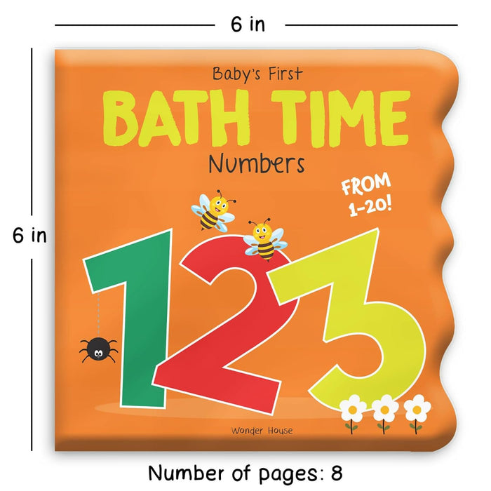Baby's First Bath Time Books-Bath Book-WH-Toycra