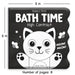 Baby's First Bath Time Books-Bath Book-WH-Toycra