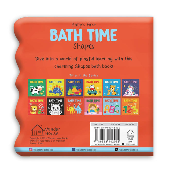 Baby's First Bath Time Books-Bath Book-WH-Toycra