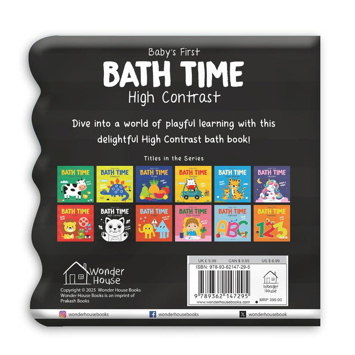 Baby's First Bath Time Books-Bath Book-WH-Toycra