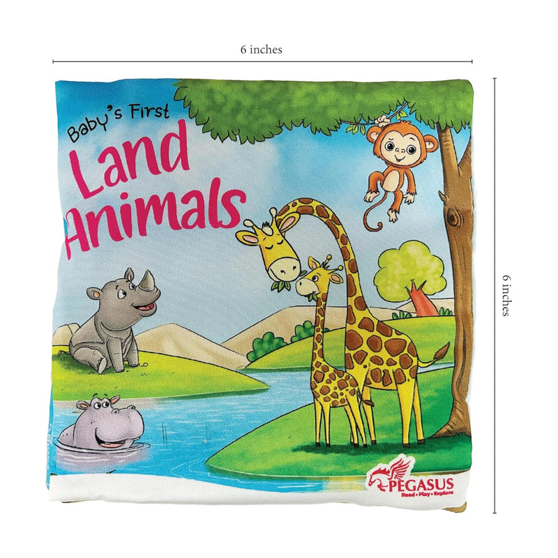 Baby's First Cloth Books (Set Of 4 Books)-Cloth Book-Pegasus-Toycra