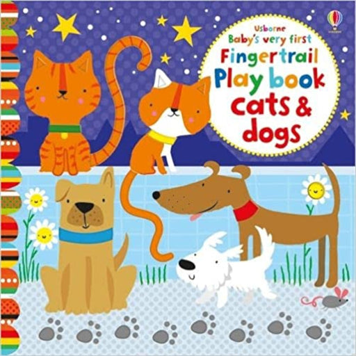 Baby's Very First Finger Trail Play book Cats & Dogs-Usb-Toycra