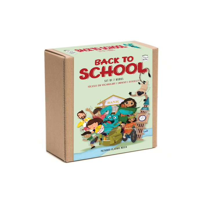 Back To School For Preschoolers (Set Of 7 Books)-Picture Book-Sam And Mi-Toycra