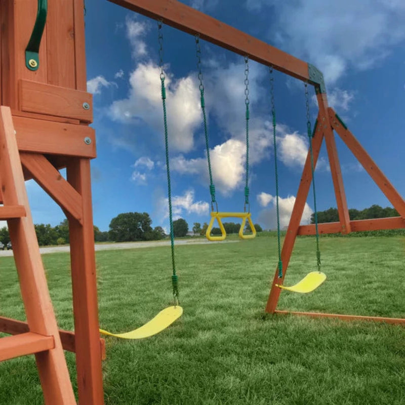 Backyard Discovery Atlantic Wooden Play Tower (incl. swings)