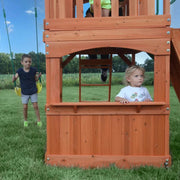 Backyard Discovery Atlantic Wooden Play Tower (incl. swings)