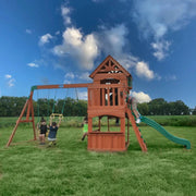 Backyard Discovery Atlantic Wooden Play Tower (incl. swings)