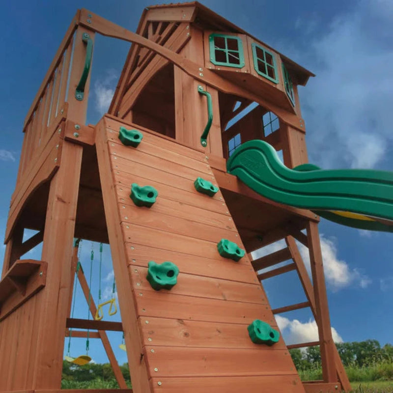 Backyard Discovery Atlantic Wooden Play Tower (incl. swings)