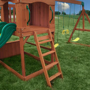 Backyard Discovery Atlantic Wooden Play Tower (incl. swings)