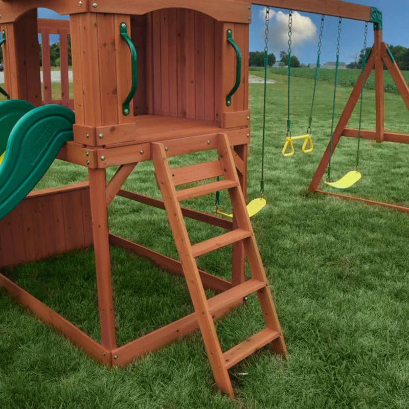 Backyard Discovery Atlantic Wooden Play Tower (incl. swings)