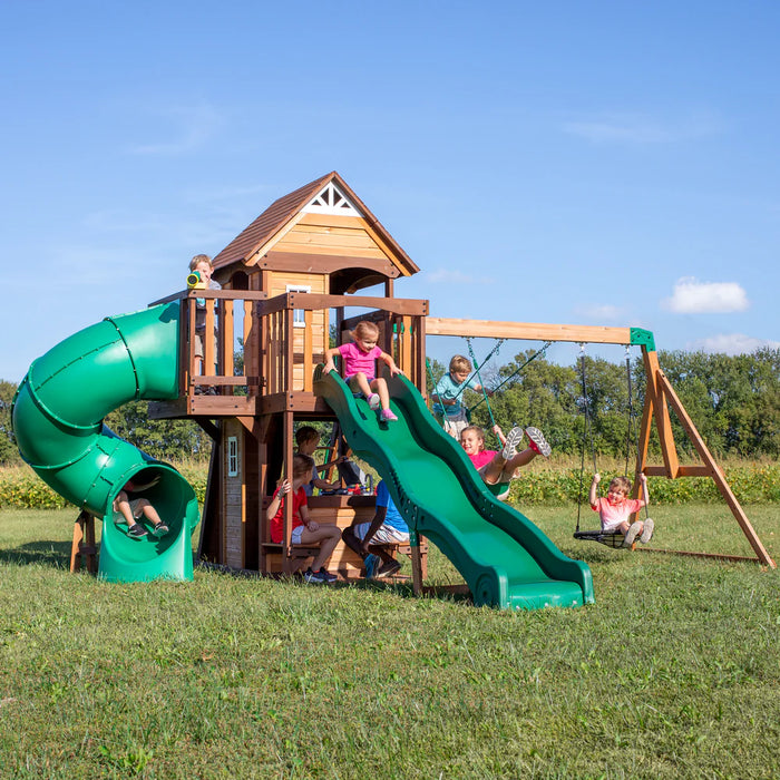 Backyard Discovery Cedar Cove Swing Set - Main Image