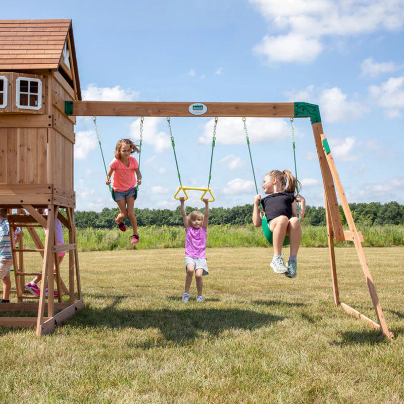 Backyard Discovery Montpelier Cedar Wood Swing Set