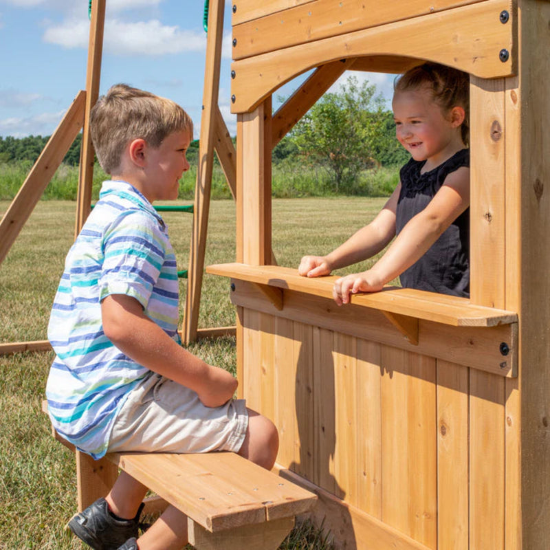 Backyard Discovery Montpelier Cedar Wood Swing Set