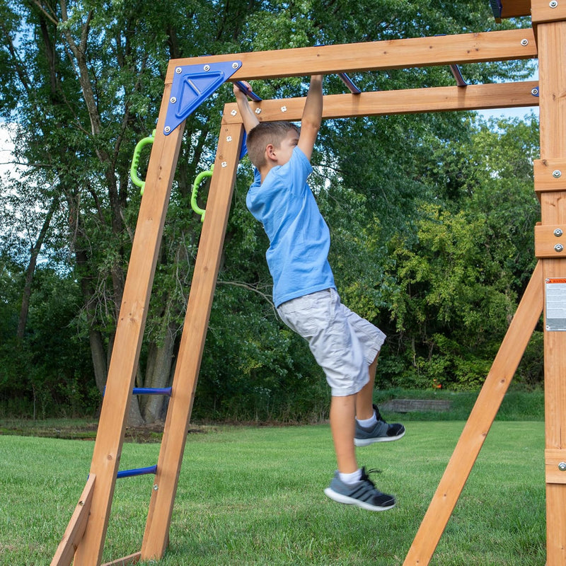 Backyard Discovery Northbrook Wooden Play Tower (incl. swings)