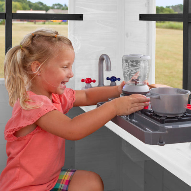 Backyard Discovery Sweetwater Heights Elevated Playhouse -White