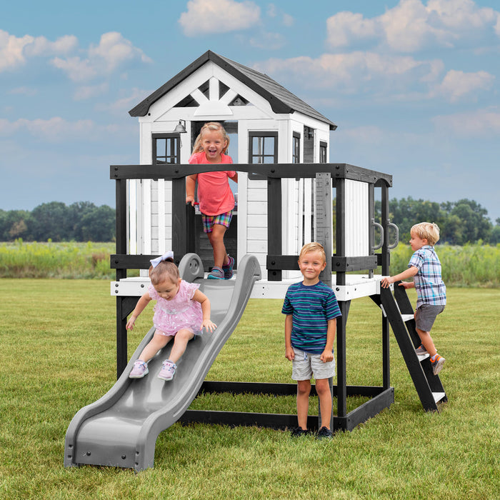 Backyard Discovery Sweetwater Heights Elevated Playhouse -White-Outdoor Toys-Step2-Toycra