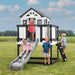 Backyard Discovery Sweetwater Heights Elevated Playhouse -White-Outdoor Toys-Step2-Toycra