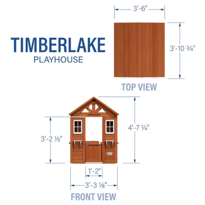 Backyard Discovery Timberlake Playhouse-Outdoor Toys-Step2-Toycra