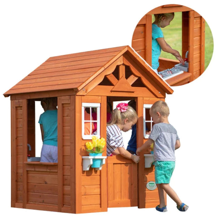 Backyard Discovery Timberlake Playhouse-Outdoor Toys-Step2-Toycra