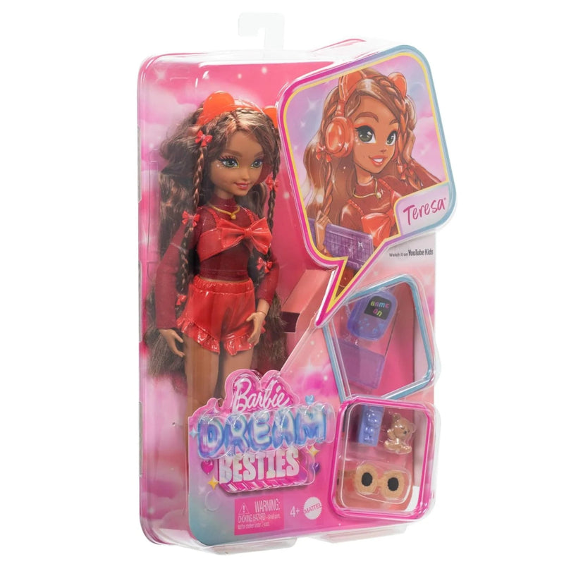 Barbie 11.7" Dream Besties Teresa Fashion Doll Brown Hair