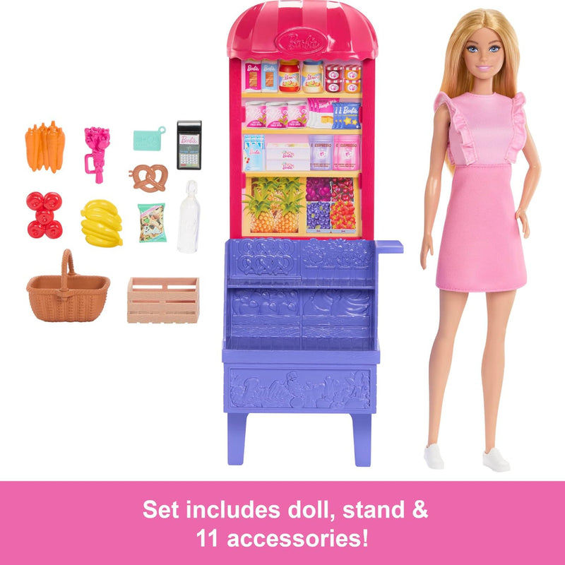 Barbie And Teresa Recipe For Friendship Malibu At The Market Doll & Playset With 11 Accessories