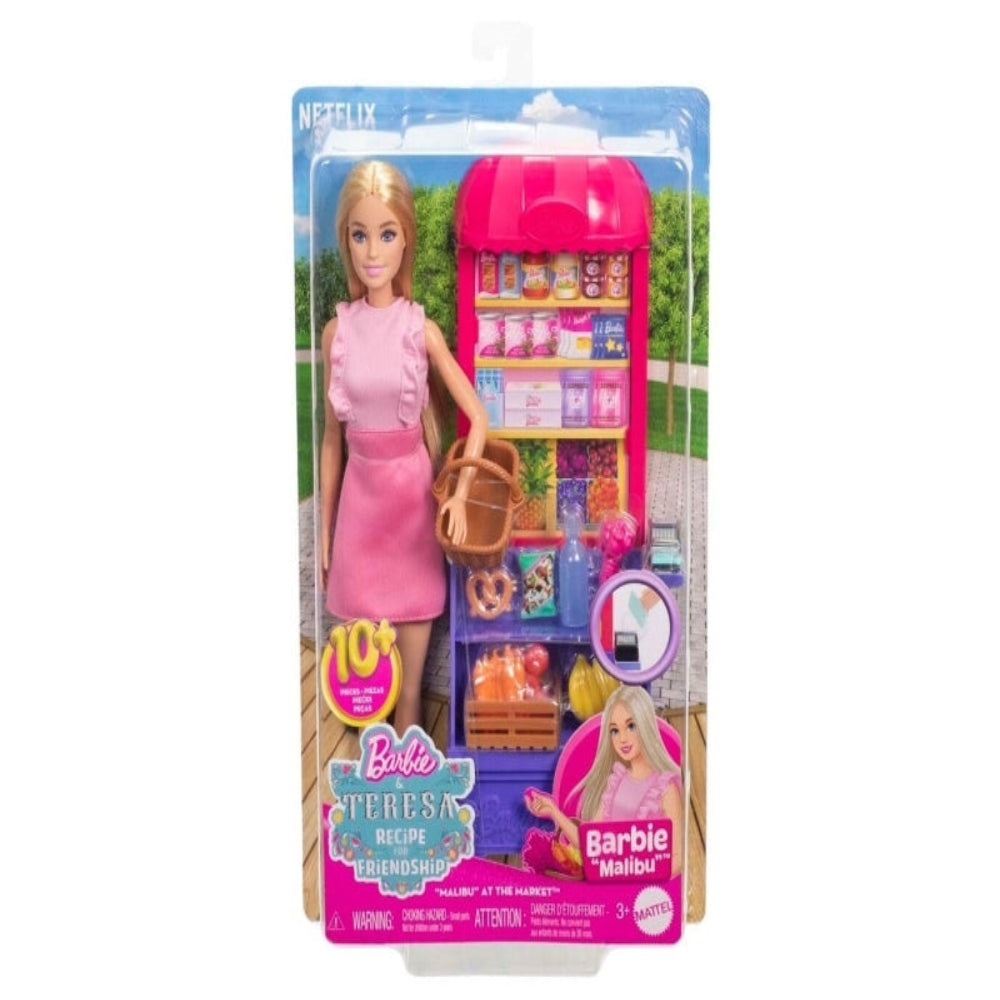 Barbie And Teresa Recipe For Friendship Malibu At The Market Doll & Playset With 11 Accessories