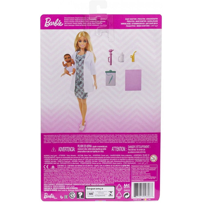 Barbie Baby Doctor Playset Blonde Doll — Toycra1