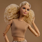 Barbie Basics Model 07 With Blonde Hair In White Pants With Golden Print Collectible Doll