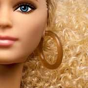 Barbie Basics Model 07 With Blonde Hair In White Pants With Golden Print Collectible Doll