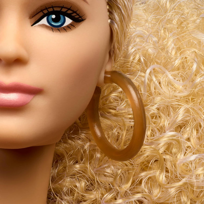 Barbie Basics Model 07 With Blonde Hair In White Pants With Golden Print Collectible Doll