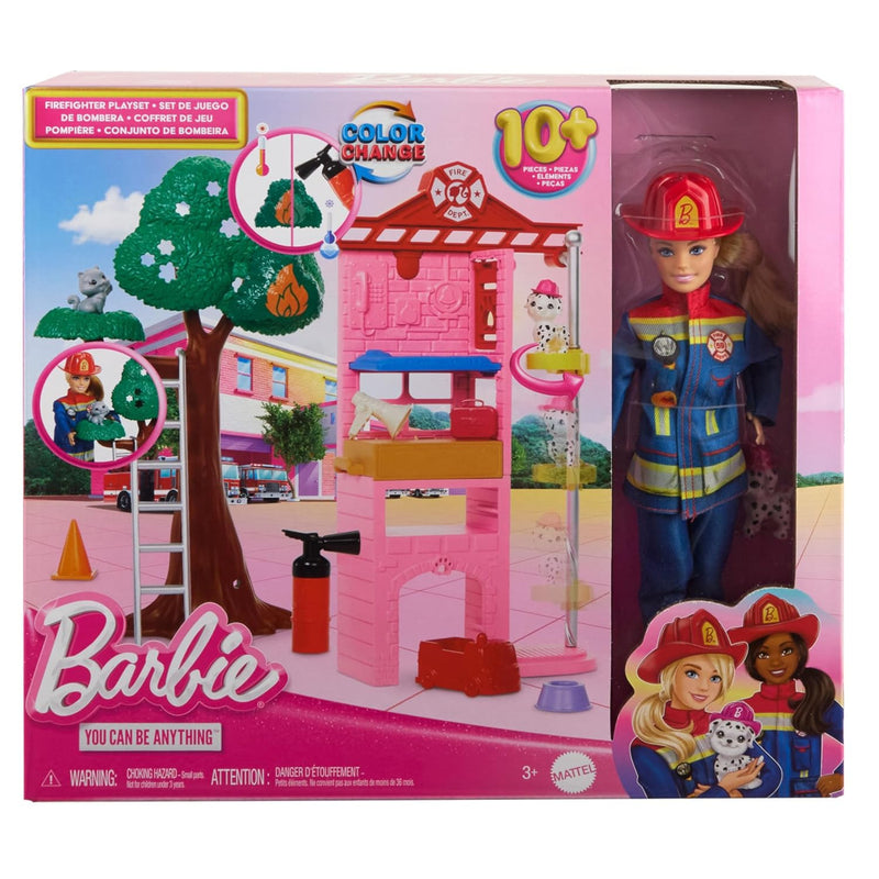 Barbie Careers Firefighter Doll & Playset