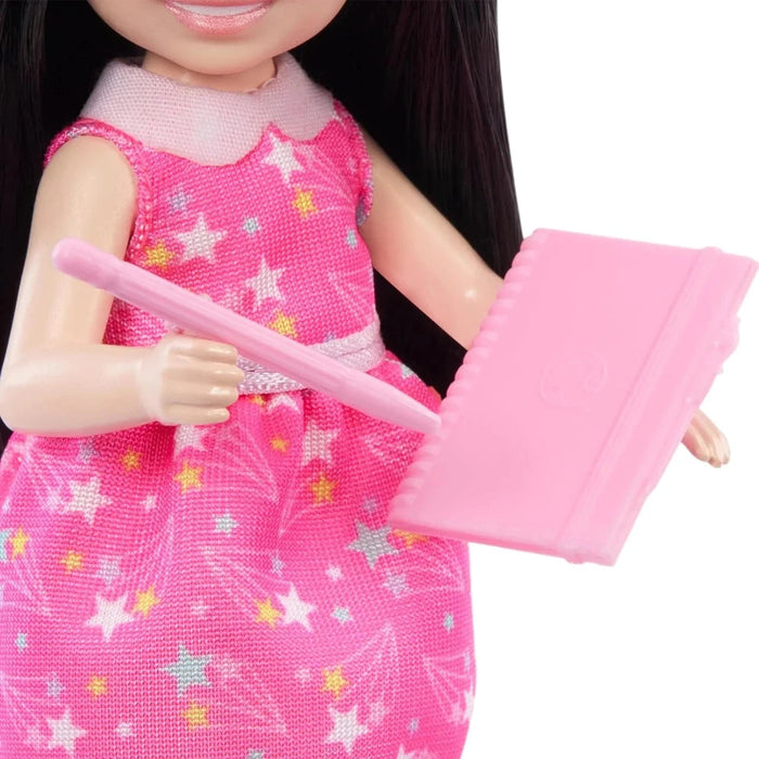 Barbie Chelsea Astronomer Doll & Accessories Set, Career-Themed Brunette Small Doll-Dolls-Barbie-Toycra