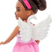Barbie Chelsea Ballerina Doll & Accessories Set, Career-Themed Brunette Small Doll