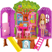 Barbie Chelsea Barbie Doll And Treehouse Playset With Pet Puppy