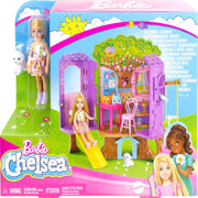 Barbie Chelsea Barbie Doll And Treehouse Playset With Pet Puppy