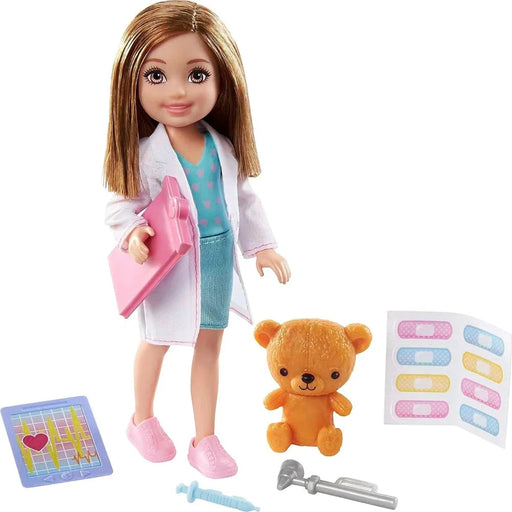 Barbie Chelsea Can Be Doctor Doll With Career-themed Outfit & Related Accessories-Dolls-Barbie-Toycra